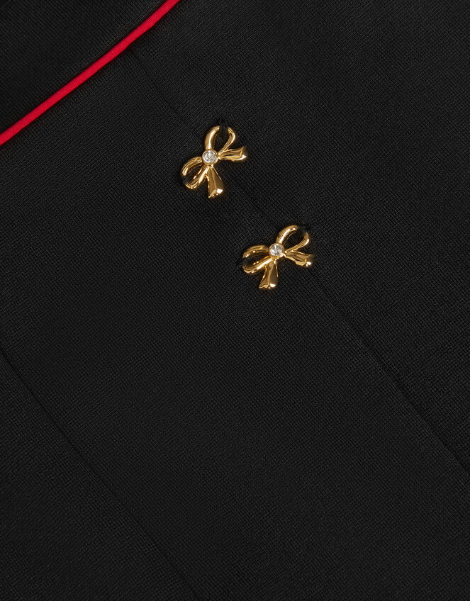 Bow Ponte Leggings, Black (BLACK), large