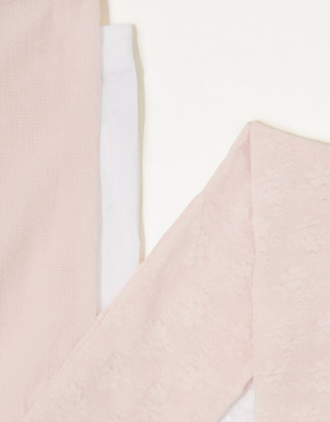 2-Pack Floral Lace Tights, Multi (MULTI), large