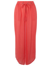 Alani Plain Trousers, Orange (CORAL), large