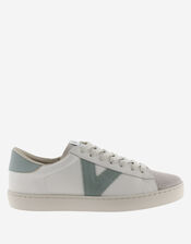 Victoria Berlin Lace Trainers, Green (JADE), large