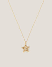 Confetti Star Pendant Necklace, , large