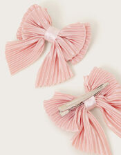 2-Pack Katy Pleat Bow Clips, , large