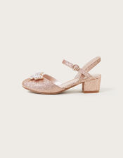 Butterfly Sling Back Heels, Pink (PINK), large