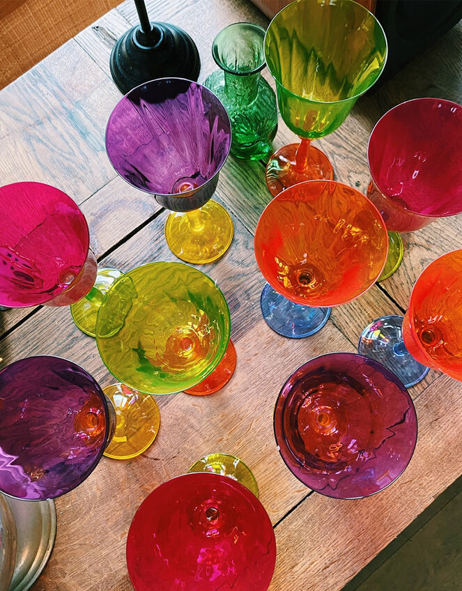 4-Pack Anna and Nina Wine Glasses, , large
