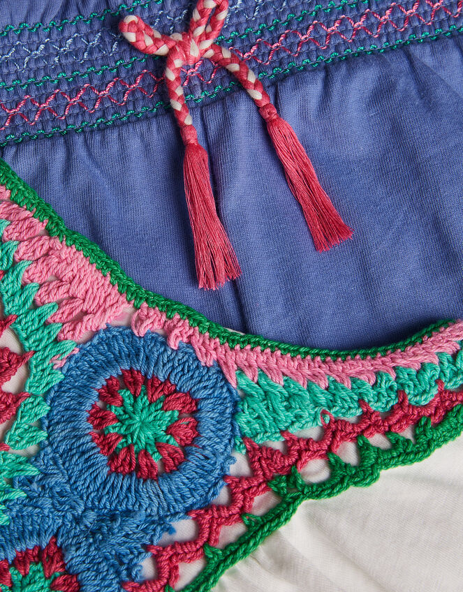 Crochet Vest and Shorts Set, Multi (MULTI), large