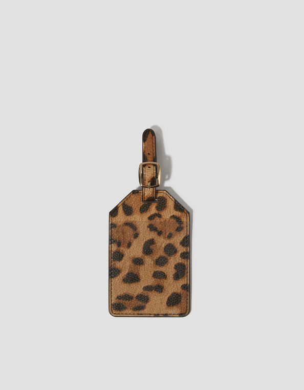 Leopard Print Luggage Tag, , large