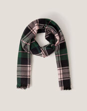 Sarah Check Scarf, Pink (PINK), large