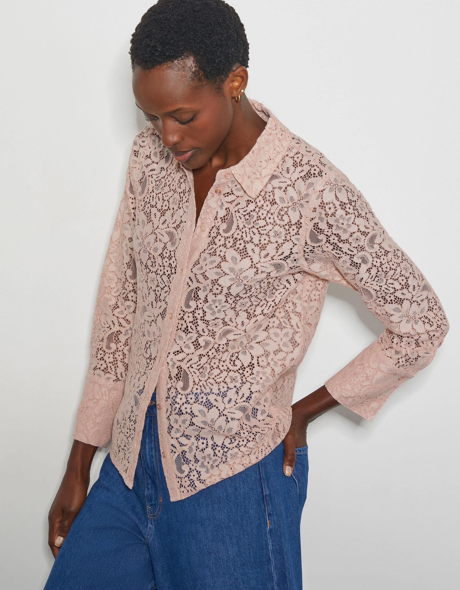 Laoise Shirt Dress in Pink Floral