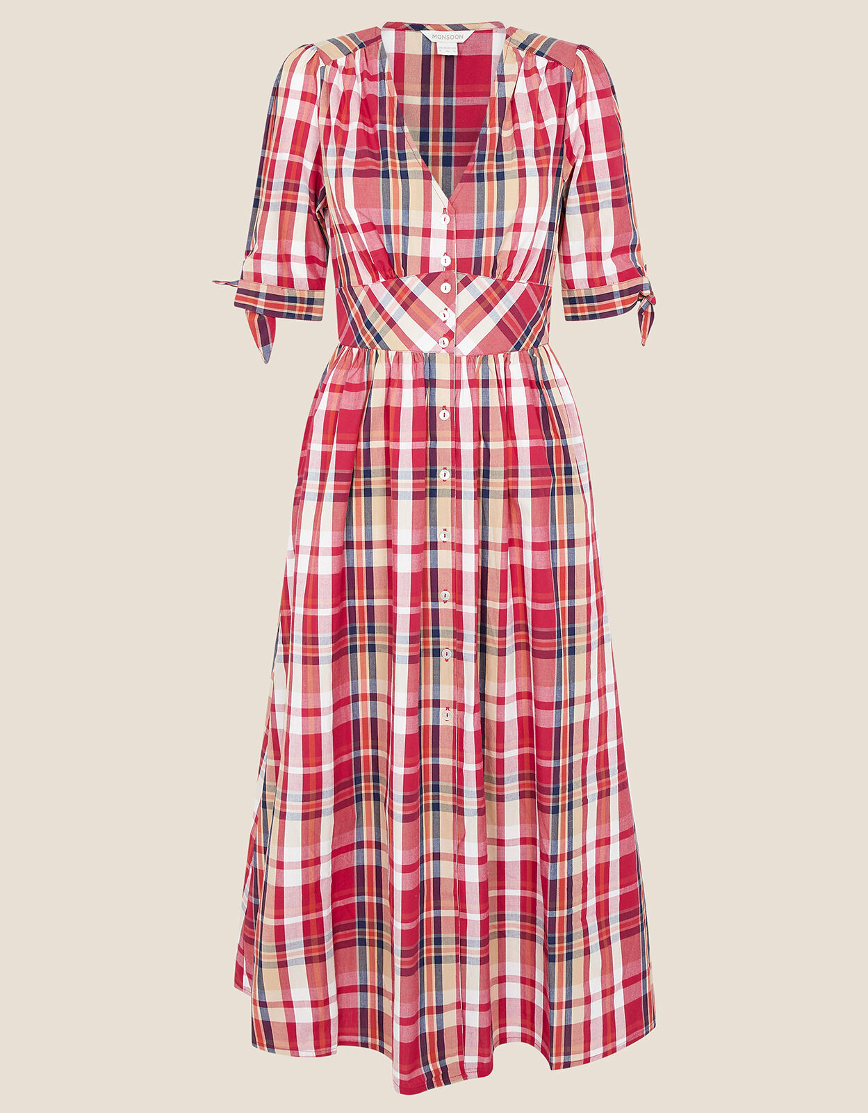 monsoon check dress