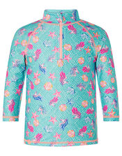 Laverna Unicorn Sunsafe Set with Recycled Fabric, Blue (TURQUOISE), large