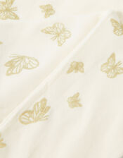 Butterfly Glitter Tights, Gold (GOLD), large