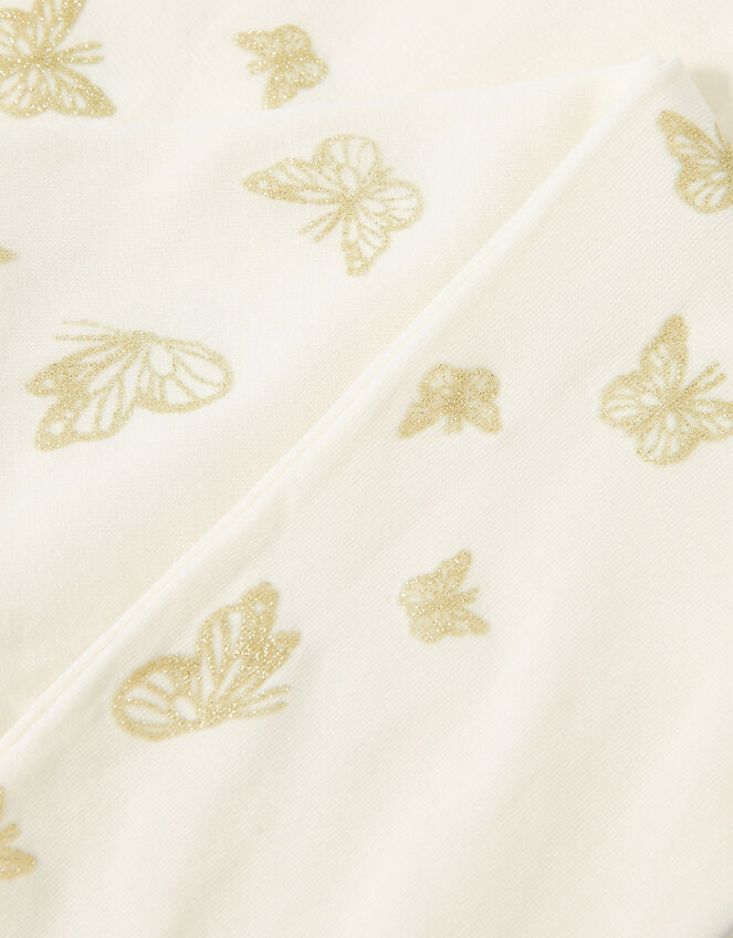 Butterfly Glitter Tights, Gold (GOLD), large