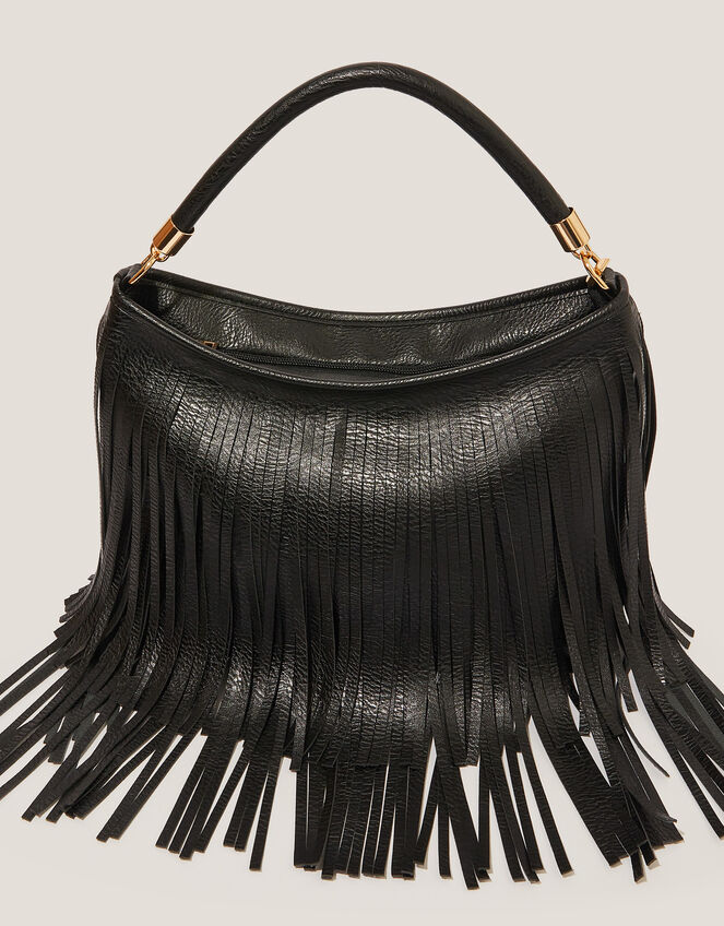 Sula Fringe Hobo Bag, , large