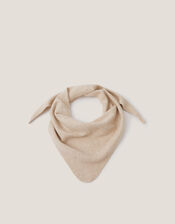 Fae Knitted Neckerchief, Natural (NEUTRAL), large