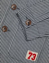 Pinstripe Shacket, Blue (BLUE), large