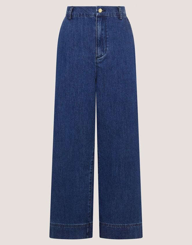 Wendy Wide Leg Jeans, Blue (MID AUTHENTIC BLUE), large
