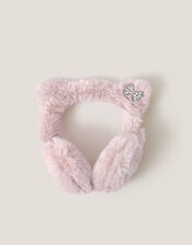 Fluffy Cat Earmuffs, , large