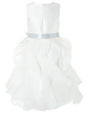 Cannes Ivory Ruffle Occasion Dress, Ivory (IVORY), large