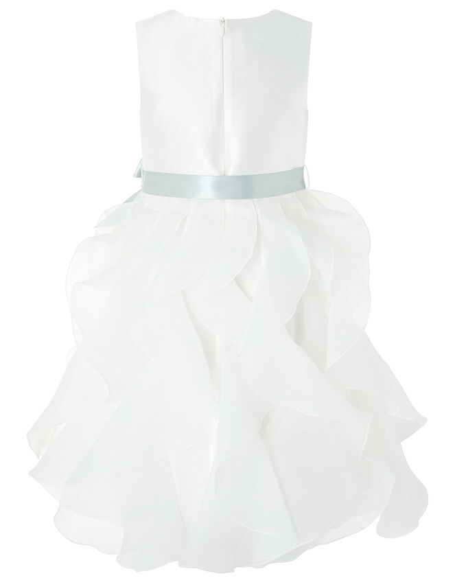 Cannes Ivory Ruffle Occasion Dress, Ivory (IVORY), large