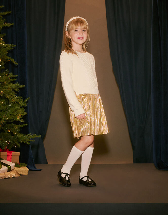 Hatley Knit 2-in-1 Dress, Ivory (IVORY), large