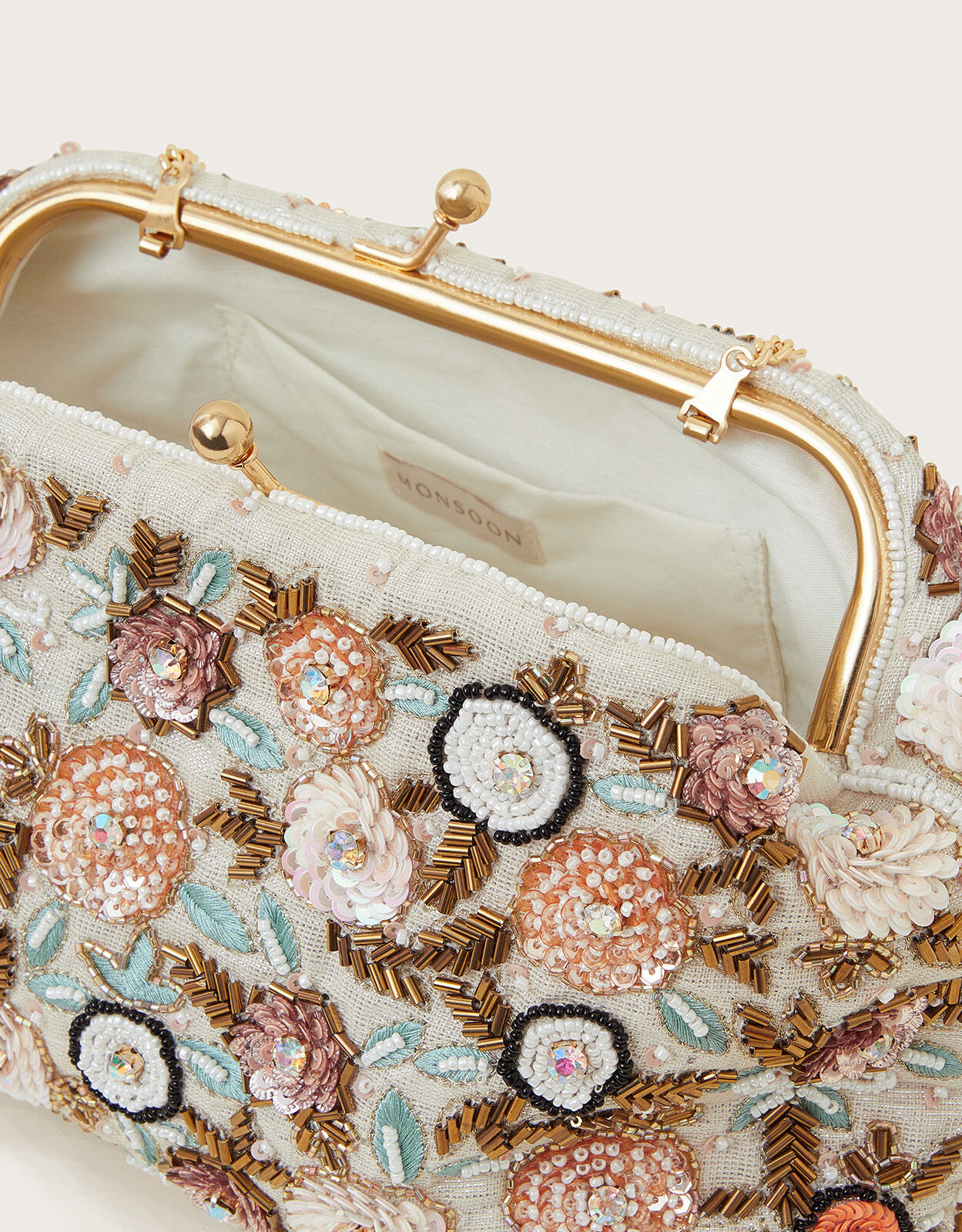 Floral clutch sale