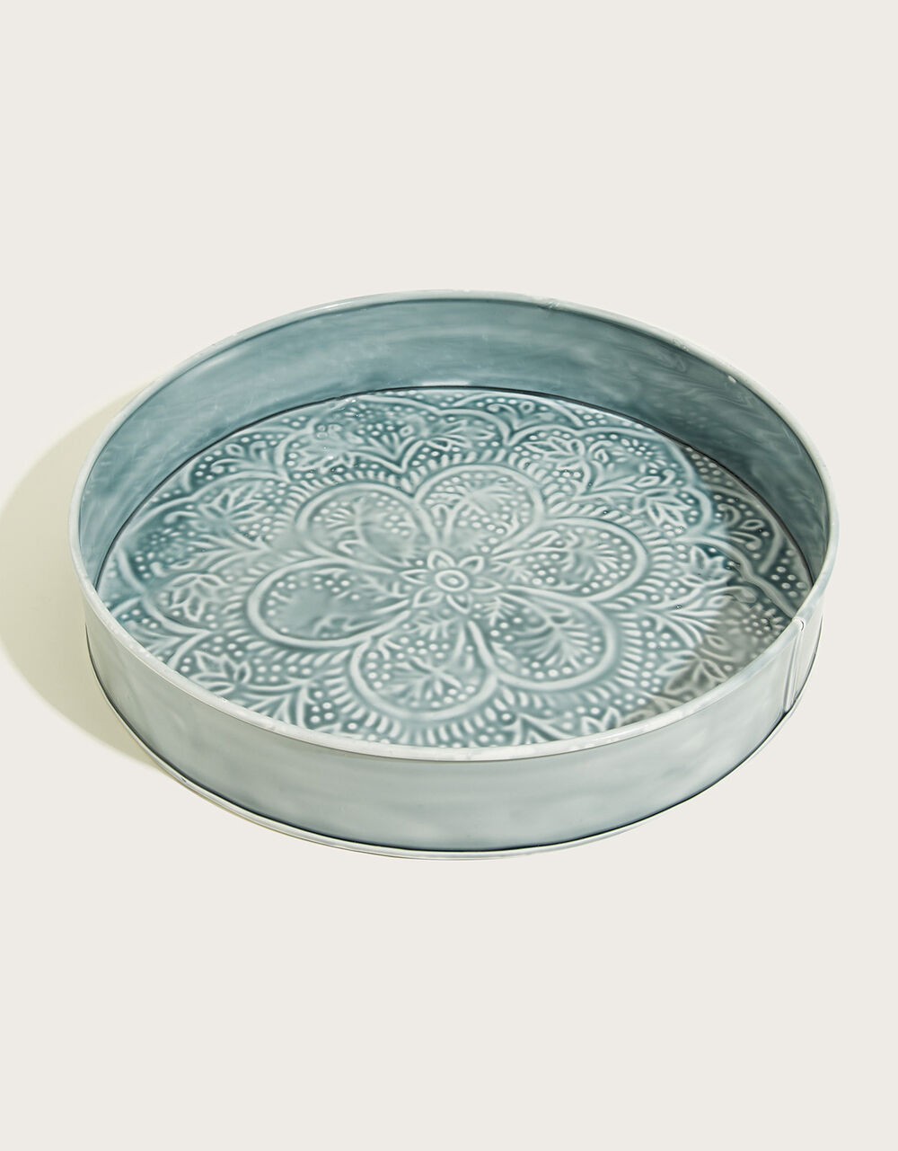 Patterned Circular Tray Decorative Plates & Trays Monsoon UK.