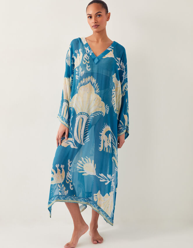Amisha Ornate Print Kaftan, , large