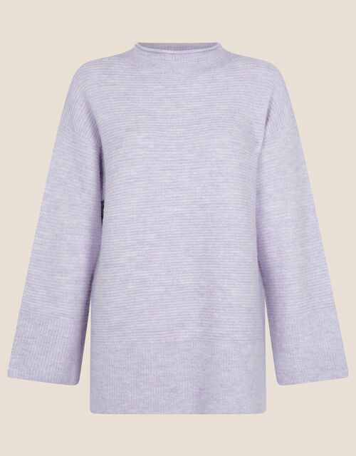 Roll Neck Cosy Jumper, Purple (LILAC), large