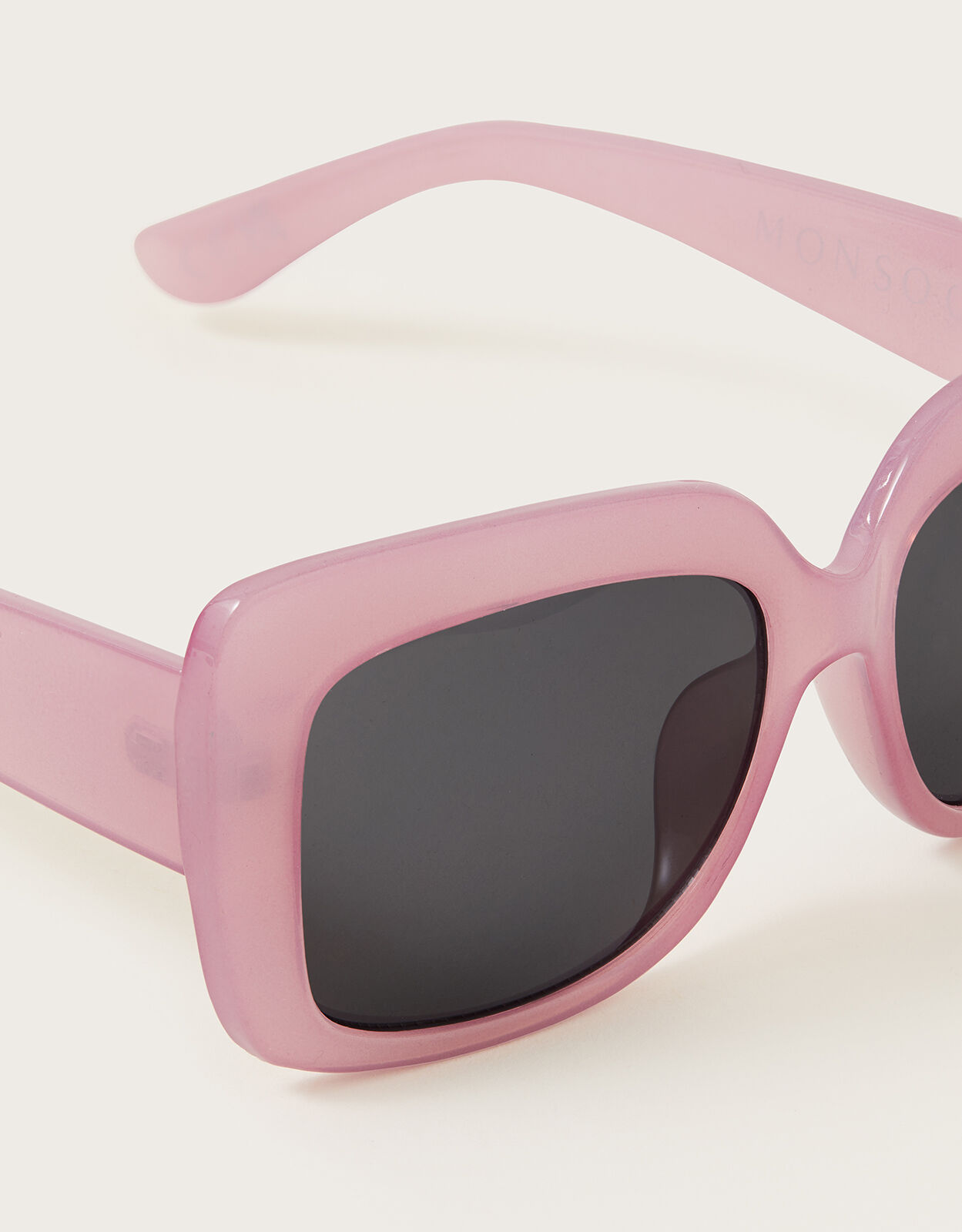 Light pink hotsell frame sunglasses