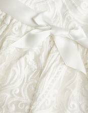 Baby Alea Soft Lace Dress, Ivory (IVORY), large