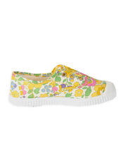 Hampton Canvas Plum Plimsolls, Yellow (YELLOW), large