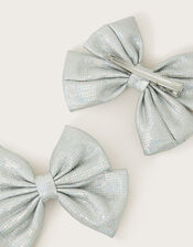 2-Pack Bow Hair Clips, , large