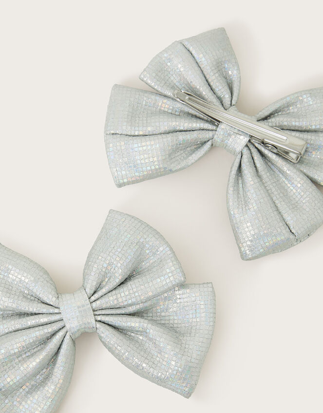 2-Pack Bow Hair Clips, , large