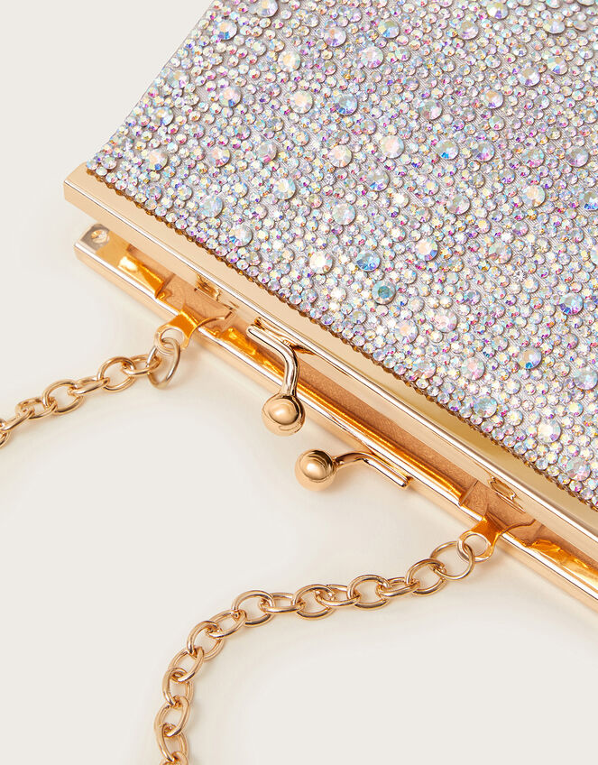 Diamante Clip-Frame Bag, , large
