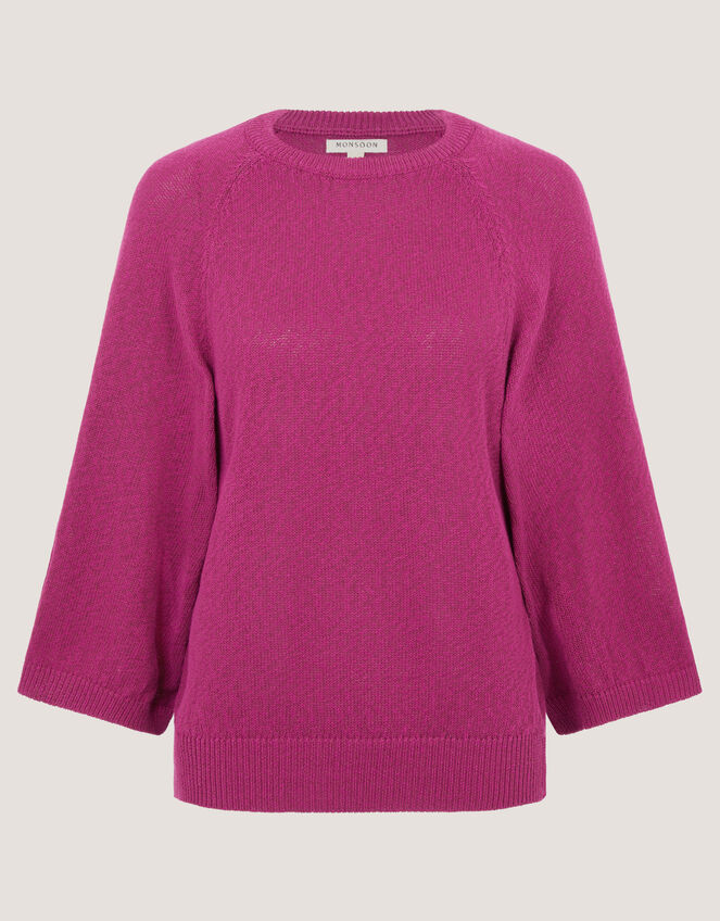 Codie ¾ Sleeve Jumper Pink