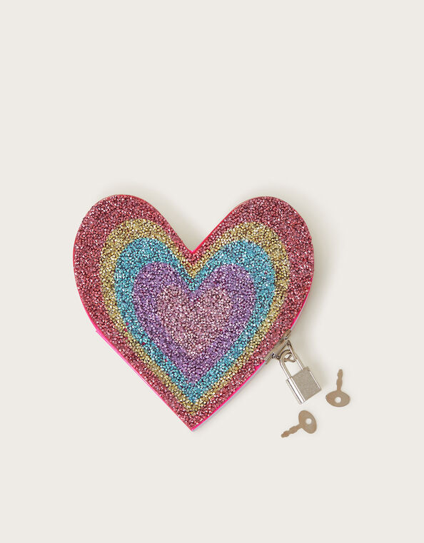Rainbow Heart Notebook, , large