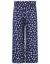 Serenity T-shirt and Spotty Culotte Set, Blue (NAVY), large