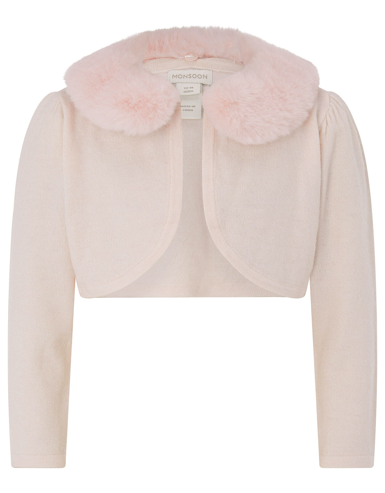baby girl fur cardigan