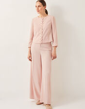 Ruth Scallop Jacket, Pink (PALE PINK), large