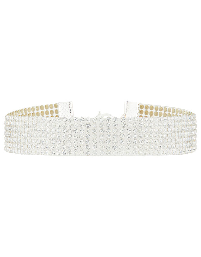 Diamanté Stud Choker Necklace, , large