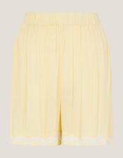 Sienna Ricrac Crinkle Shorts, Yellow (YELLOW), large