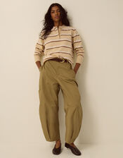 Sutton Stripe Jumper, Yellow (BUTTER YELLOW), large
