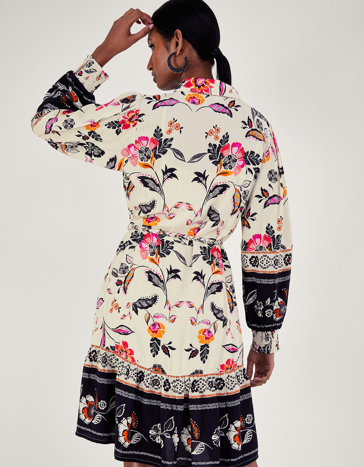 Floral shirt dress uk hotsell