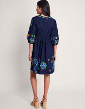 Eden Embroidered Dress, Blue (NAVY), large