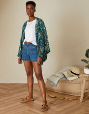 Medallion Print Cover Up in Recycled Polyester, , large