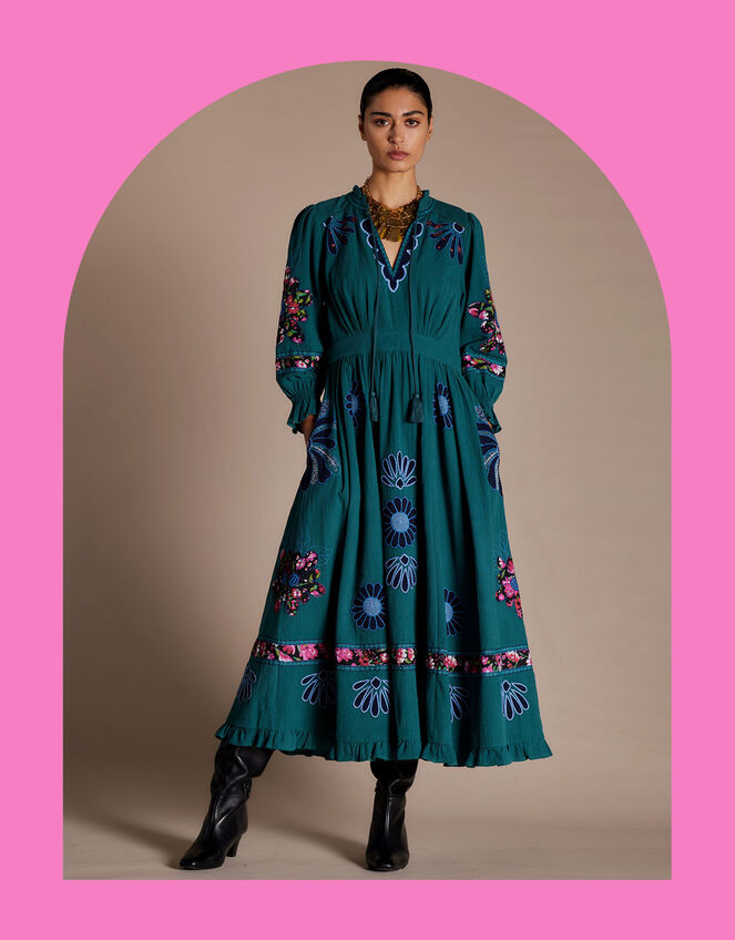 East Bonnie Dress, Teal (TEAL), large