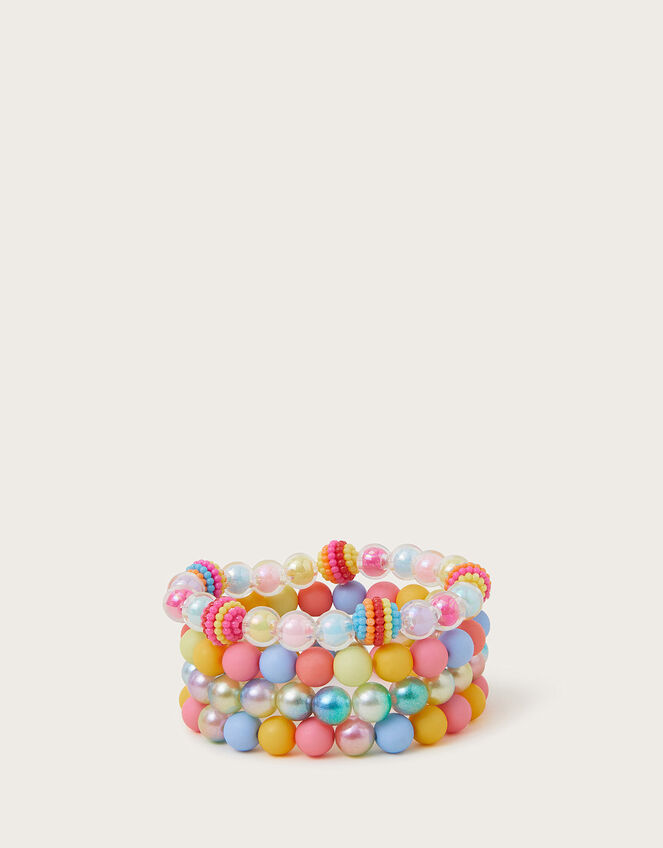 4-Pack Beaded Bracelets, , large
