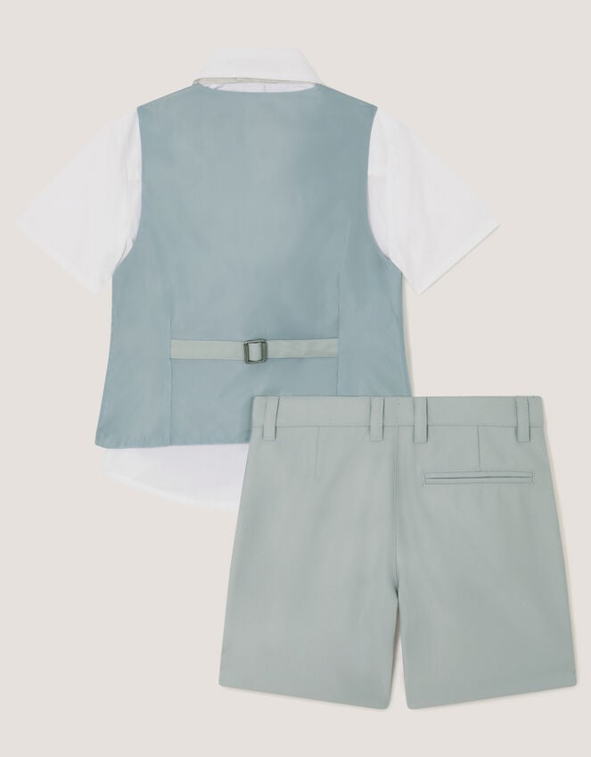 Finn 4-Piece Short Suit & Bow Tie, Green (SAGE), large