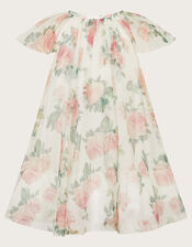 Baby Floral Print Swing Dress, Ivory (IVORY), large