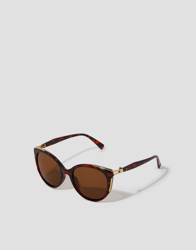 Tort Cat Eye Sunglasses, , large